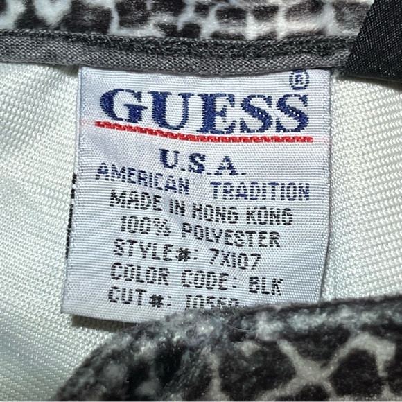 Vintage Guess Jeans Crocodile Pattern Womens Pants Size 28 Brown Velour Lined - Picture 6 of 15